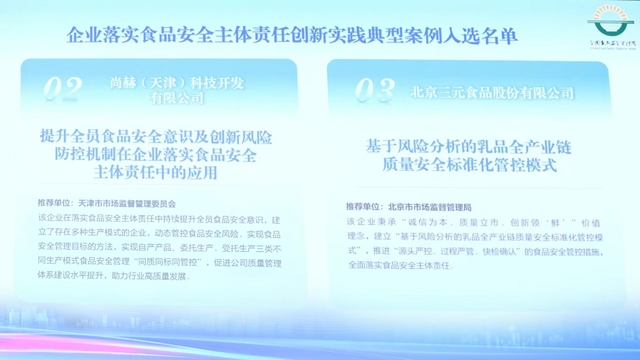 落实食品安全，彰显企业主体责任丨乐竞（中国）入选国家市场监管总局“企业落实食品安全主体责任创新实践典型案例”并受邀参加交流会